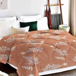 ivaza Leaf Print Reversible AC Comforter image 1