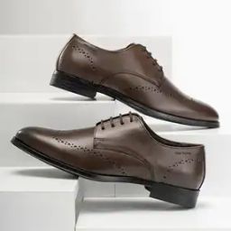 Round-Toe Formal Shoes with Lace Fastening-image-17