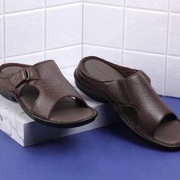 Men Slip-on Sandals with Leather Upper-image-99