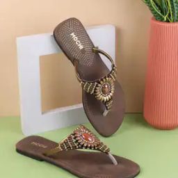 Women Embroidered Thong-Strap Sandals-image-52