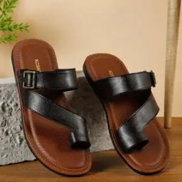 Men Toe-Ring Flip-Flops with Buckle-Closure-image-2