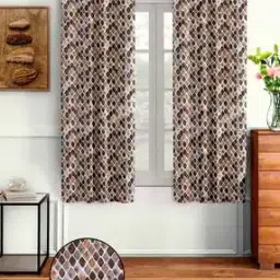 Set of 2 Geometric Print Window Curtains-picture-6