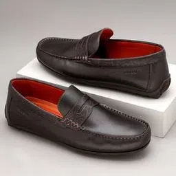 ruosh Men Slip-On Round-Toe Shoes with Stitched Detail-picture-37