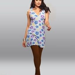 Ankle-Length Leggings with Elasticated Waist-image-135