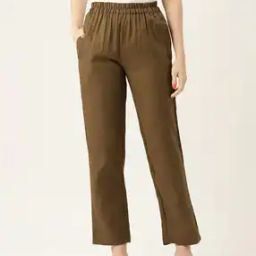 Women Cotton Relaxed Fit Elasticated Palazzos-image-59