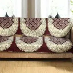 nendle Floral Woven 5-Seater Sofa Cover Set-picture-20