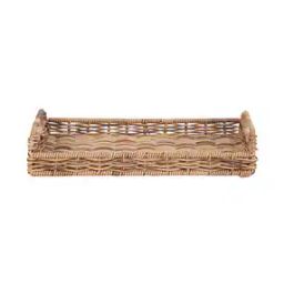 Natural Heather Chic Wicker Tray-16