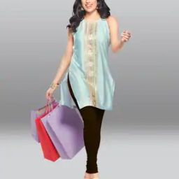 Full-Length Cotton Stretchable Leggings-image-87