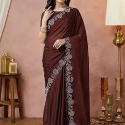 Women Traditional Saree with Blouse Piece-image-53