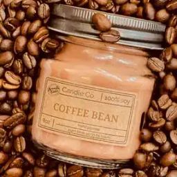 Coffee Bean Scented Glass Jar Candle-image-62