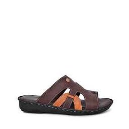 Slip-On Slides with Stitched Detail-image-27