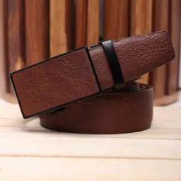 Men Wide Belt with Military Buckle Closure-image-4
