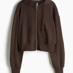 Women Loose Fit Zip Front Hoodie-image-96
