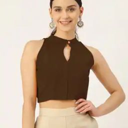 Women Front-Open Cotton Blouse-image-31