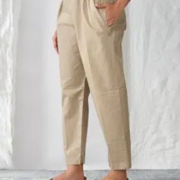Women Pants with Insert Pockets & Elasticated Waistband-picture-17