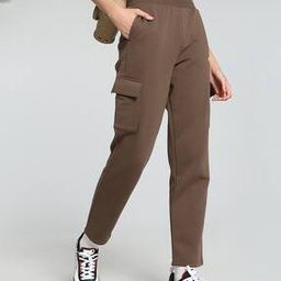 Straight Track Pants with Flap Pockets-image-11