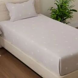 144 TC Printed Single Size Bedsheet-image-12