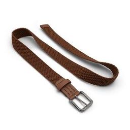 Men Patterned Belt with Pin-Buckle Closure-0