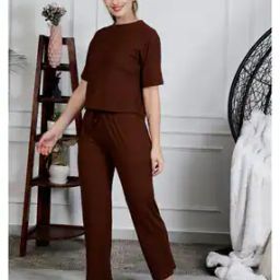 Women T-Shirt & Pyjamas Set with Short Sleeves-image-10