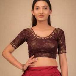 Women Embellished Slip-On Blouse-46