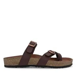 underroute Round-Toe Slip-On Strappy Sandals-picture-14
