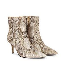 Pointed-Toe Ankle-Length Boots with Zip-Closure-picture-5