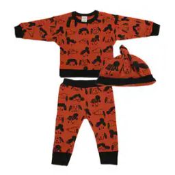 Novelty Print 2-Piece Suit Set-picture-24