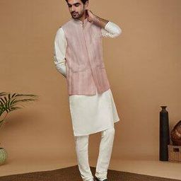 Men Embellished Regular Fit Nehru Jacket-41