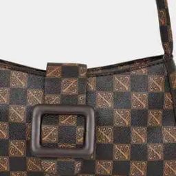 Women Check Design Shoulder Bag-image-24