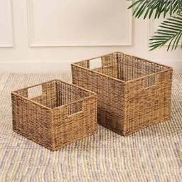Set of 2 Heather Wicker Baskets-image-46