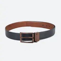 Leather Reversible Belt with Buckle Closure-image-56