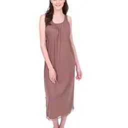 Round-Neck Longline Camisole with Slit-picture-47