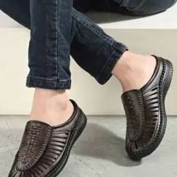 Slip-On Sandals Buckle Closure-16