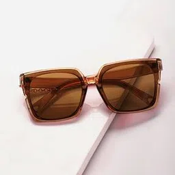 Women Brown Lens Brown Square Sunglasses - CLSW076-image-62