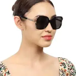 Women UV Protected Lens Oversized Sunglasses - A3084-A1-93