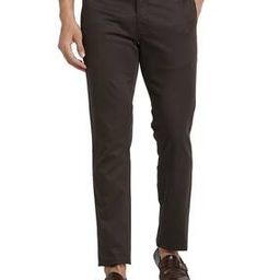 Men Tapered Fit Flat-Front Trousers with Insert Pockets-image-40