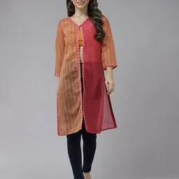 Striped Shrug with Side Slits-18