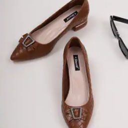 Women Basket-Weave Slip-On Pointed-Toe Pumps-14