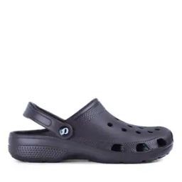 Round-Toe Slingback Clogs with Peforations-22