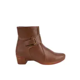 Ankle-Length Boots with Velcro Closure-image-63