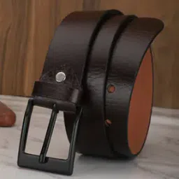Men Textured Wide Belt with Buckle Closure-picture-36