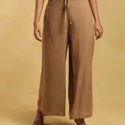 Flared Pants with Semi-Elasticated Waist-picture-18