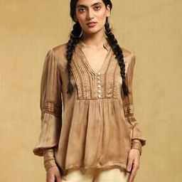 Top with Embroidered Yoke-picture-33