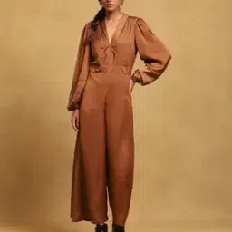 Plunge V-Neck Jumpsuit-picture-53