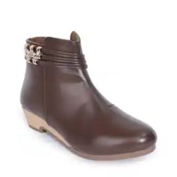 Women Ankle-Length Boots with Synthetic Upper-picture-14