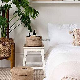 Set of 2 Storage Jute Basket Hampers-16