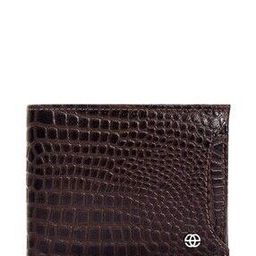 Men Bi-Fold Wallet with Stitch Detail-image-6