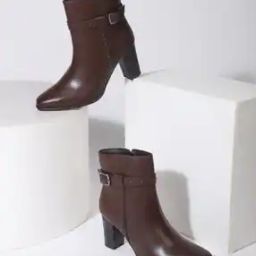 Women Pointed-Toe Boots with Zip Fastening-picture-2