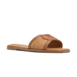 Open-Toe Slip-On Flat Sandals-82