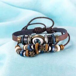Bead-Embedded Adjustable Bracelet-21